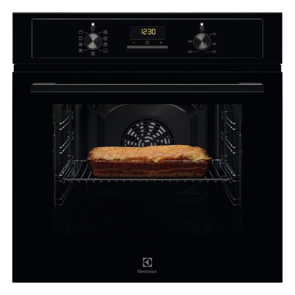 Фото - Комплект техники Electrolux Духовой шкаф + Варочная панель Electrolux EOF3H50BK + EIB60420CK